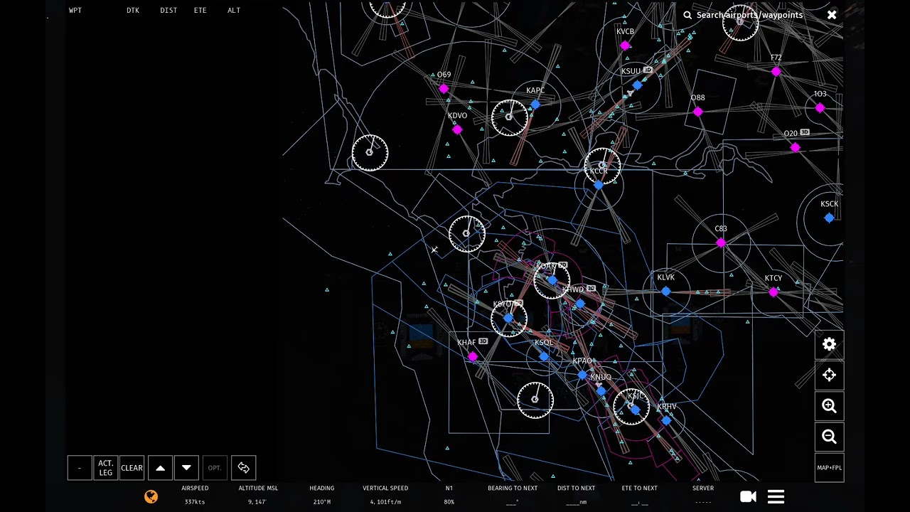 Dark and windy approach into KSFO (didn't go so well )* crashed * 