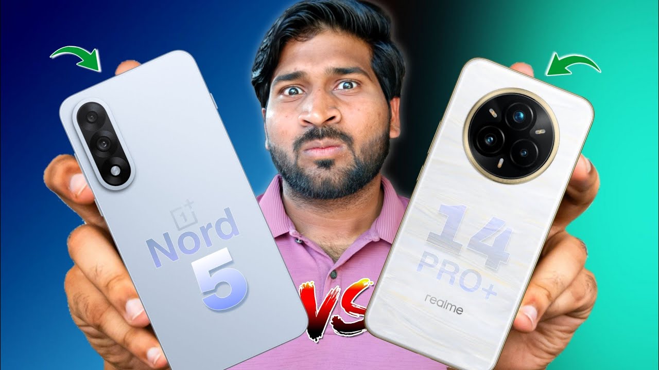 Честное сравнение OnePlus Nord 5 и Realme 14 Pro Plus 5G — что лучше?