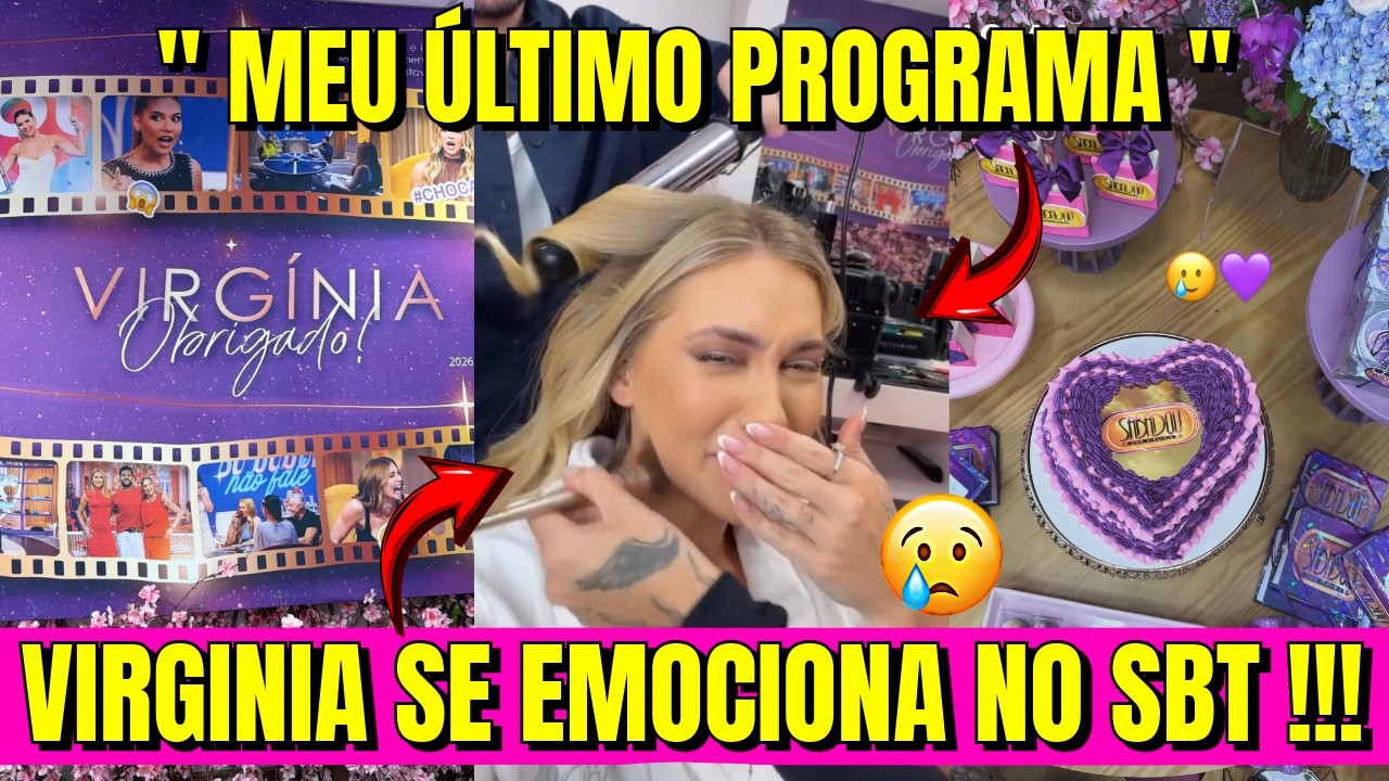Virginia se Emociona com Surpresa Especial no SBT!