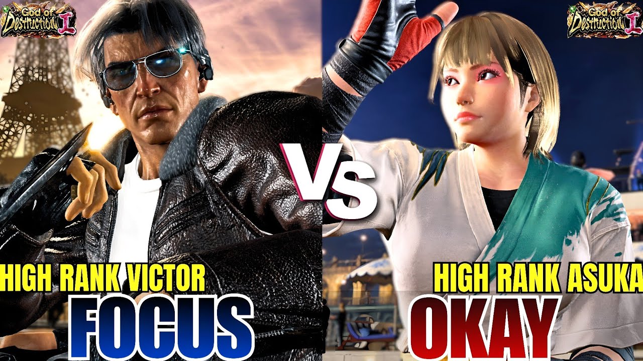 Tekken 8 - Focus (Victor) vs Okay (Asuka) | High Level Ranked Matches