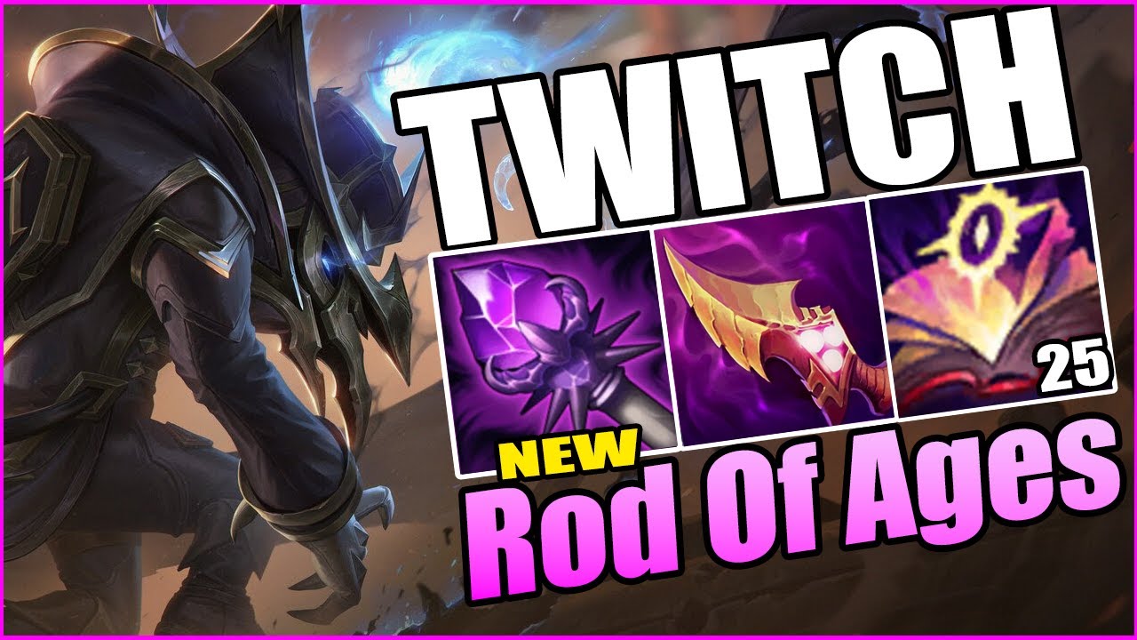 Season 13 Ap Twitch Adc is Incredibly Broken! Rod Of Ages Twitch Is A Monster! - League Of Legends