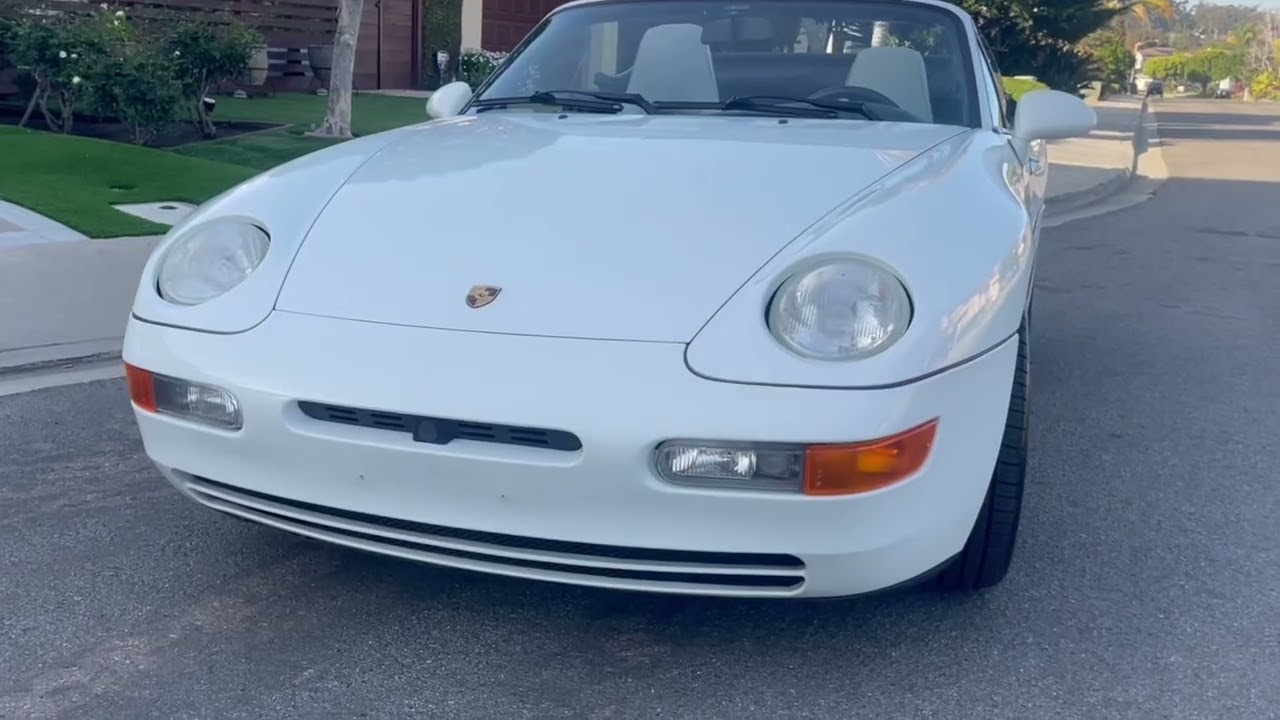 PCARMARKET Auction: Light Operation & Engine Idling - 1993 Porsche 968 Cabriolet