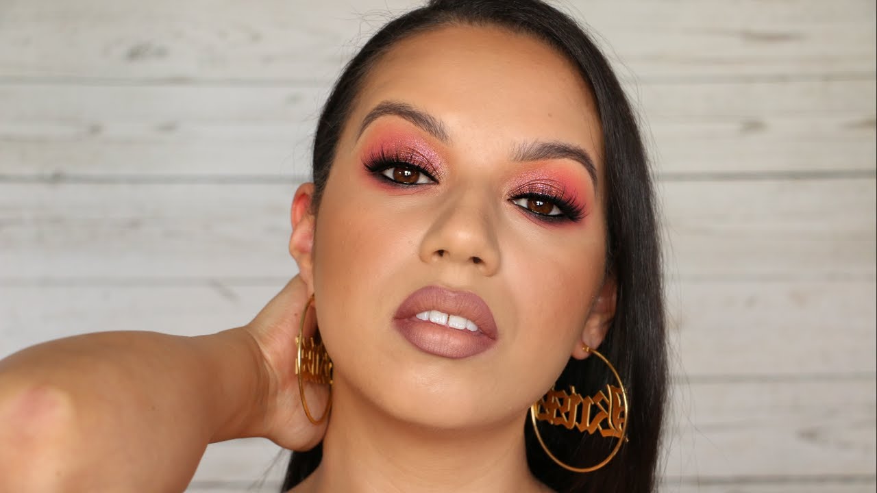 Pink Smokey Eye ft. Jamie Genevieve Tatti Lashes & Instagram Reels | ChristineMUA