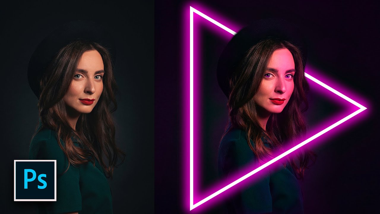 Como Fazer Triângulo Brilhante no Photoshop | Photoshop Tutorial