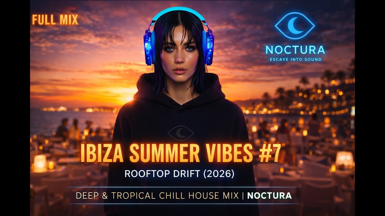 Ibiza Summer Vibes #7 – Rooftop Drift (2026) | Deep & Tropical Chill House Mix (NOCTURA)