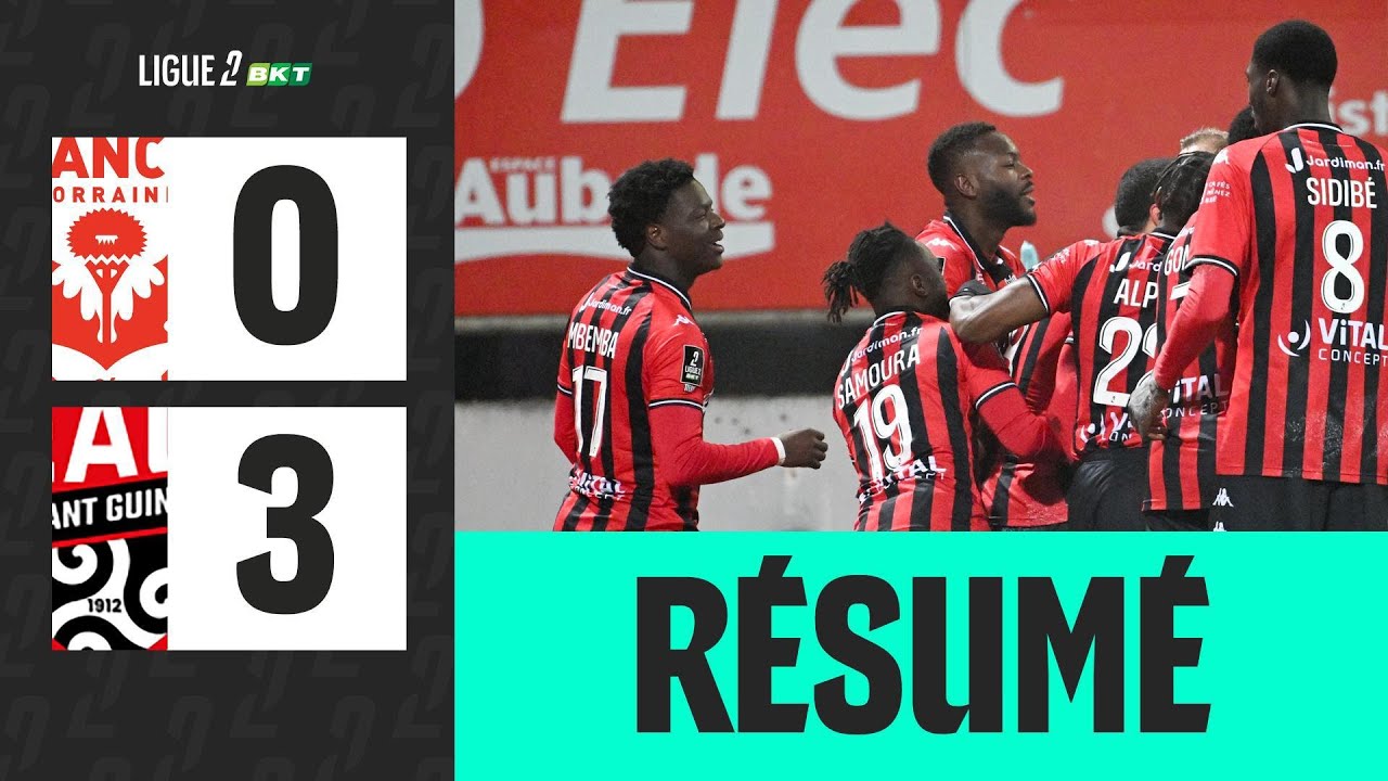 AS NANCY LORRAINE - EN AVANT GUINGAMP (0-3) - 19&egrave;me journ&eacute;e - Ligue 2 BKT 25/26