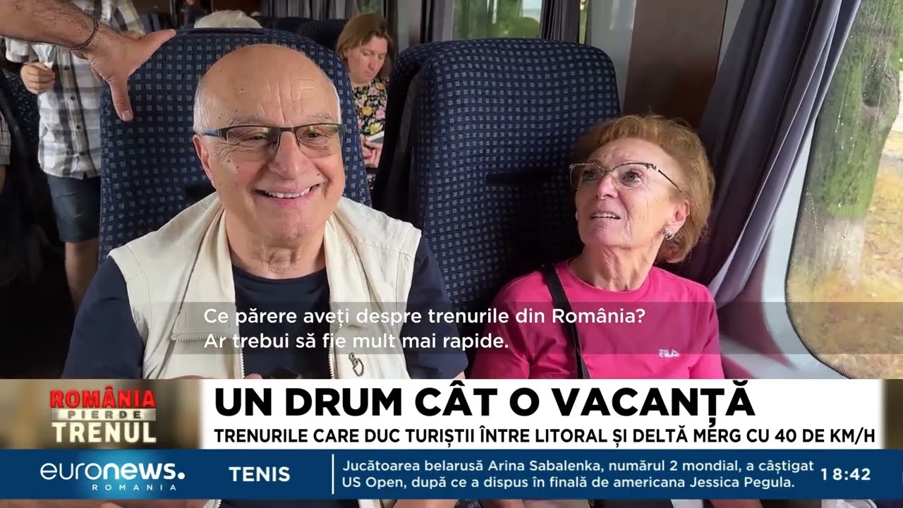 Cu 40 km/h între litoral și Delta Dunării. Șef de tren: „În anul 3240 se va circula cu 1600 km/h”