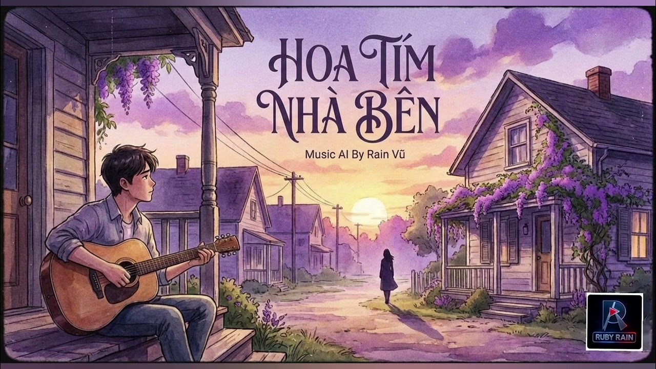 Hoa Tím Nhà Bên/ lời: RAIN VŨ, Nhạc:SUNO AI