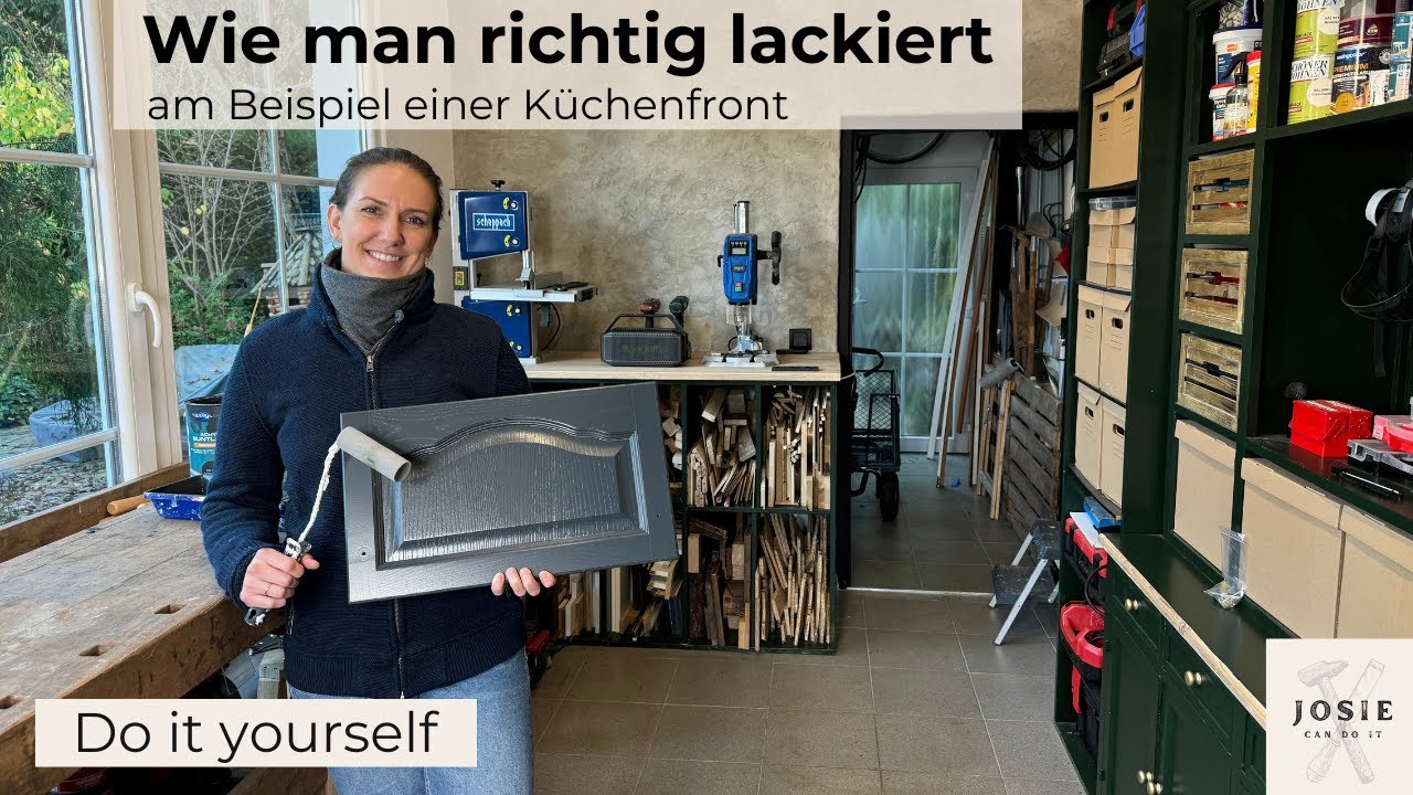 Wie man richtig lackiert am Beispiel einer Küchenfront | Josie can do it
