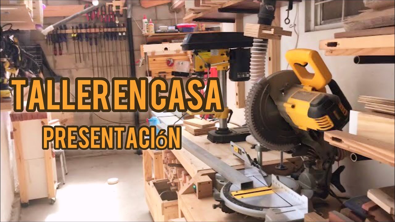 C&oacute;mo comenc&eacute; con mi TALLER DE CARPINTER&Iacute;A EN CASA. (equipamiento, proyectos, an&aacute;lisis)