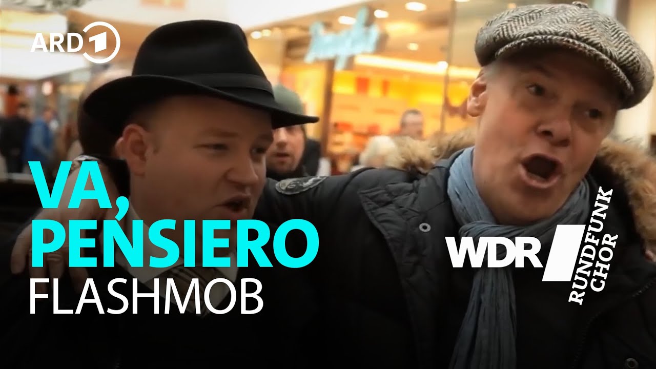 Хор Flashmob Va, pensiero (Хор заключенных из 