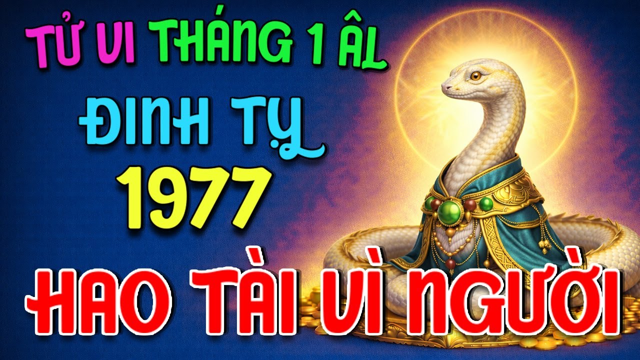 Tử Vi Tháng 1 Âm, Tuổi Đinh Tỵ 1977 Hao Tài Vì Người, Biết Tránh Sẽ Yên