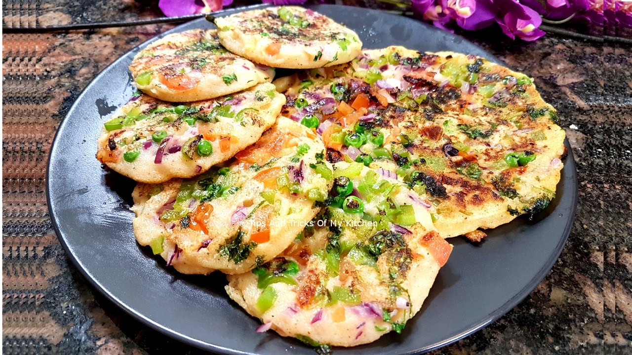 Rava Uttapam Recipe | Instant Rava Uttapam Recipe | Suji Uttapam Recipe In Hindi | Vegetable Uttapam