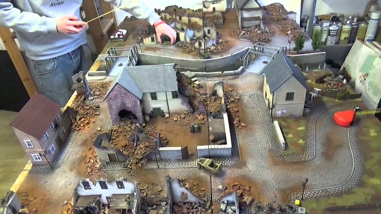 Bolt Action Battlereport - 1000Pt. US vs. Germans 