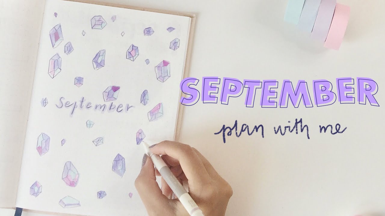 plan with me | september 2018 bullet journal set up