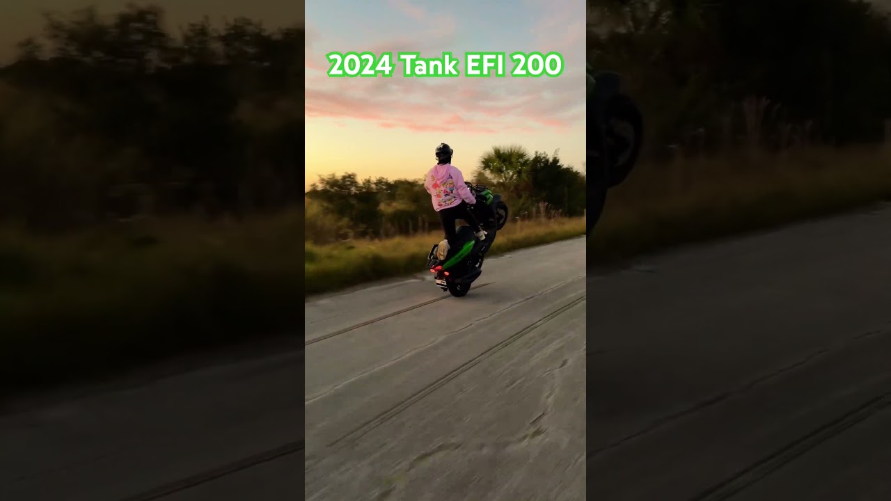 2024 TANK EFI 200 SCOOTER!!!! #efiscooter #zuma #bikesupgunsdown