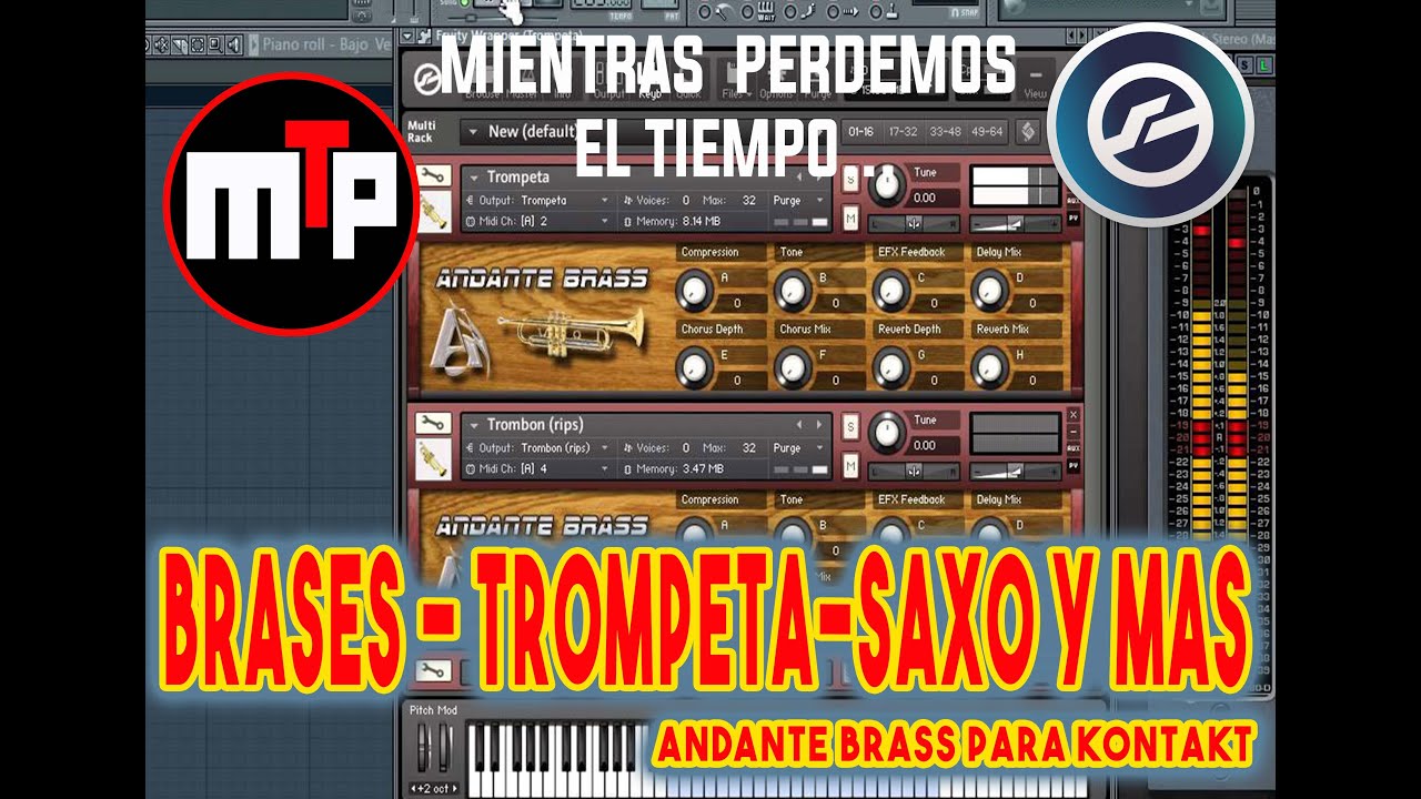 🎷🎺ANDANTE BRASS PARA KONTAKT - TROMPETAS - SAXOS Y MÁS - MIENTRAS PERDEMOS EL TIEMPO🍾🥂🎖️🏆✨🎷🎺