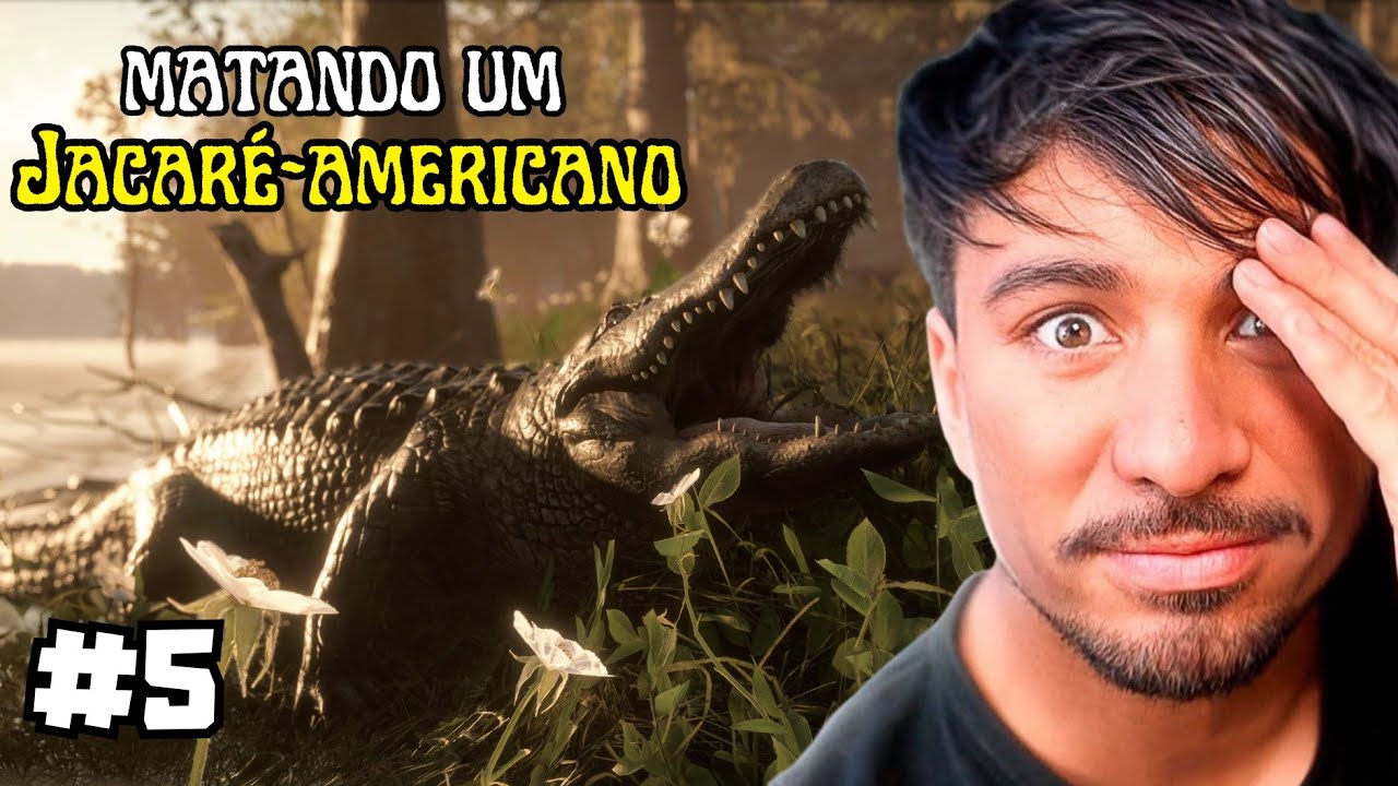 PIUZINHO  CAÇANDO JACARÉ  AMERICANO NO THE HUNTER CALL OF THE WILD #5