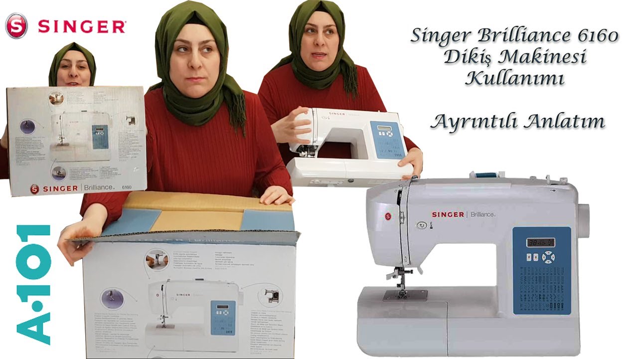 Singer Brilliance 6160 Dikiş Makinesi Kullanımı // Ayrıntılı Anlatım