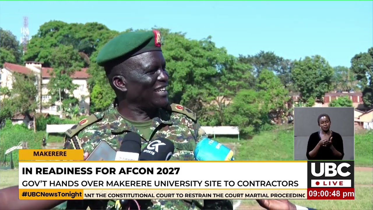 Govt Hands Over Makerere Main Sports Ground to UPDF for AFCON 2027 Redevelopment