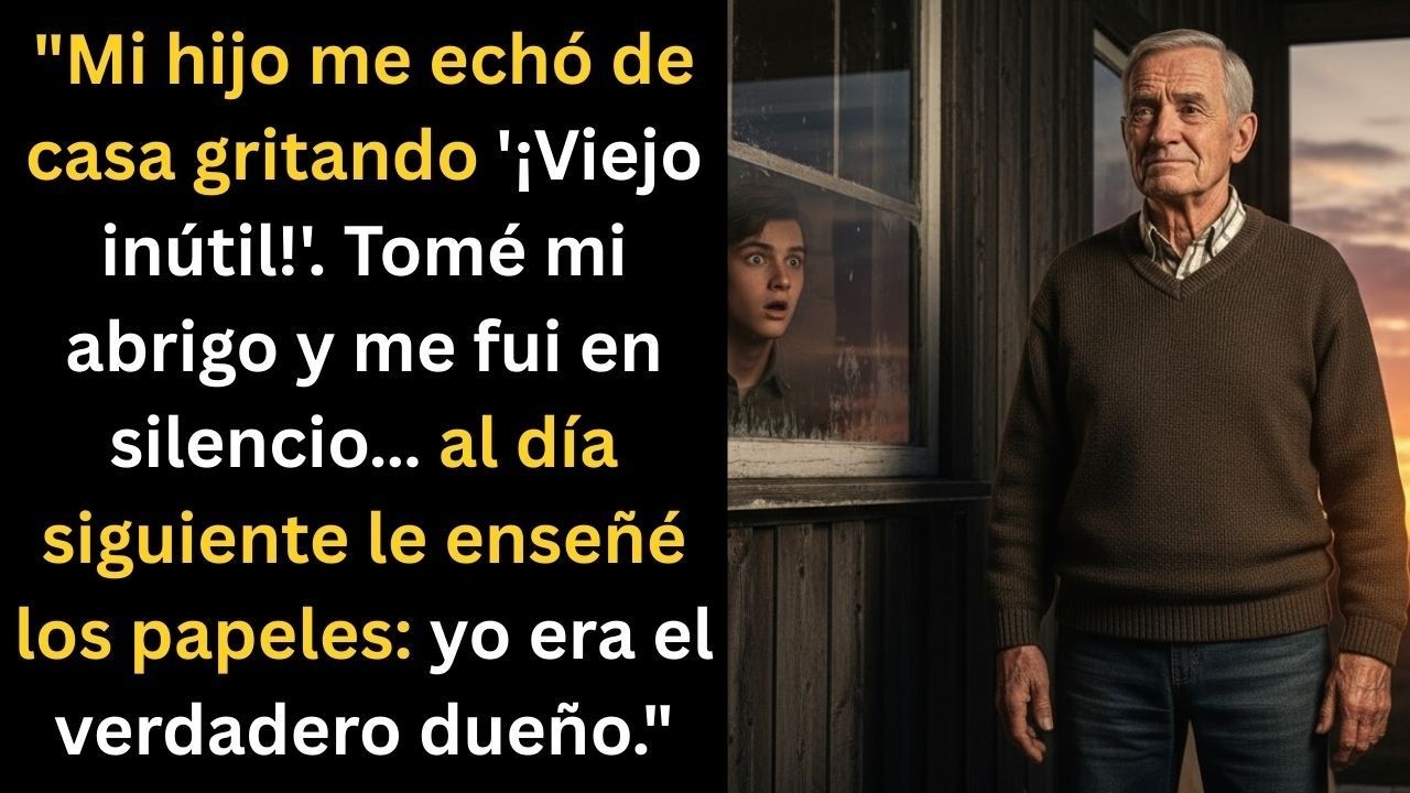 “Mi hijo me insultó y me sacó de casa… Pero ignoraba quién era el dueño real”