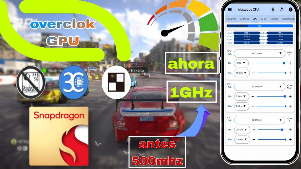 tutorial para hacer overclock a tu telefono (ROOT) snapdragon