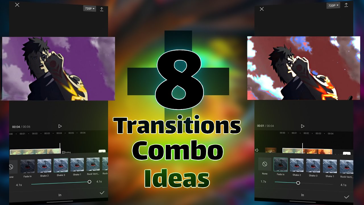 8 Transitions Combo Hack on CapCut PART 5 | CapCut Tutorial