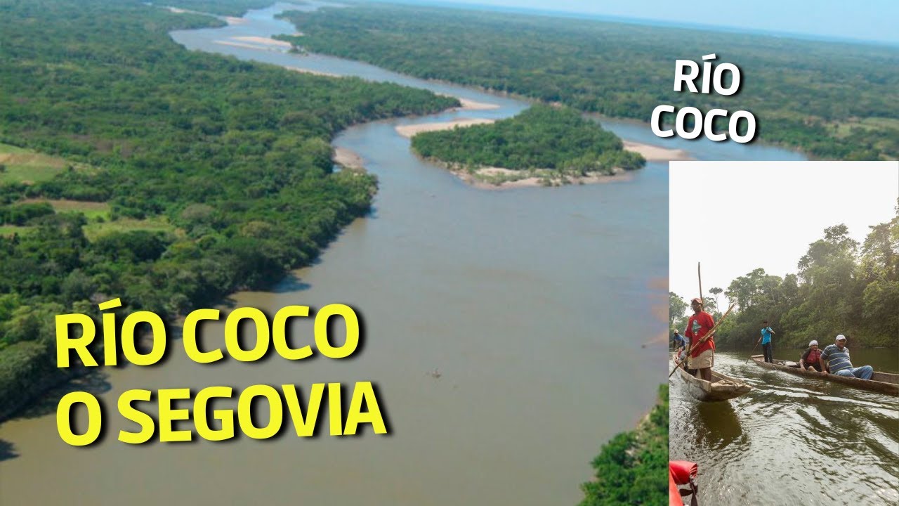 Río Coco o Segovia frontera Honduras y Nicaragua