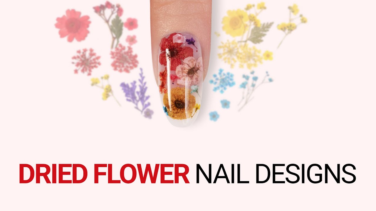 DRIED FLOWER NAIL DESIGNS 3