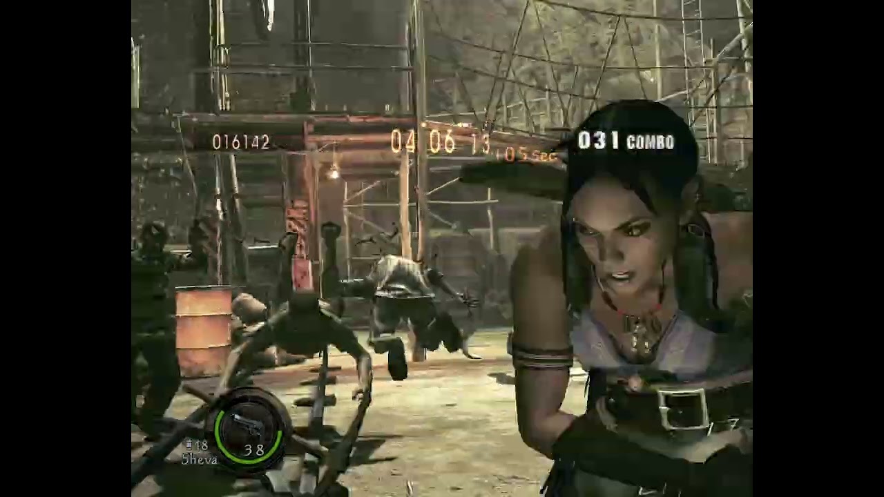 RE5 - The Mercenaries - Sheva (BSAA) - SS Rank - The Mines