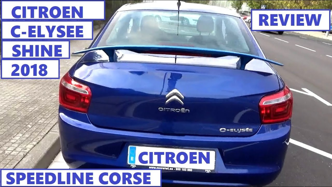 ✅Citroen C-Elysee 1.2 Puretech Shine 2018. Revsión en detalle.#citroencelysee