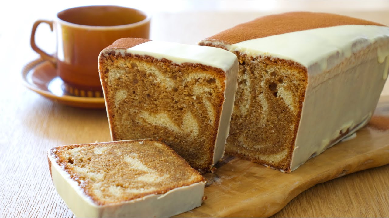 カプチーノ風パウンドケーキの作り方✴︎How to make Cappuccino Cake✴︎ベルギーより