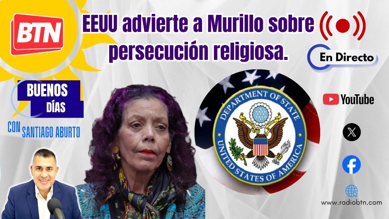 En Vivo: EEUU advierte a Murillo sobre persecución religiosa. 03 de Febrero 2026.