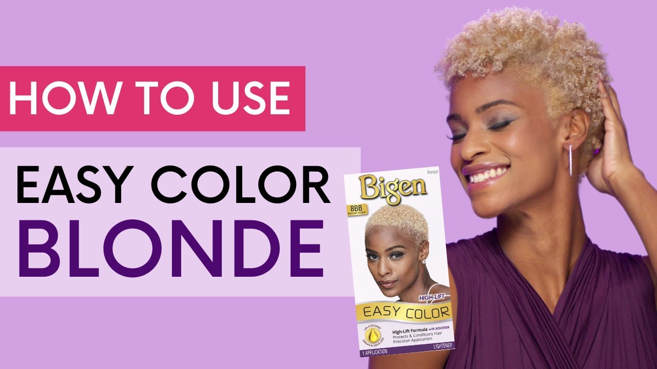 How-to: Bigen Easy Color for Women - Brilliant Blonde