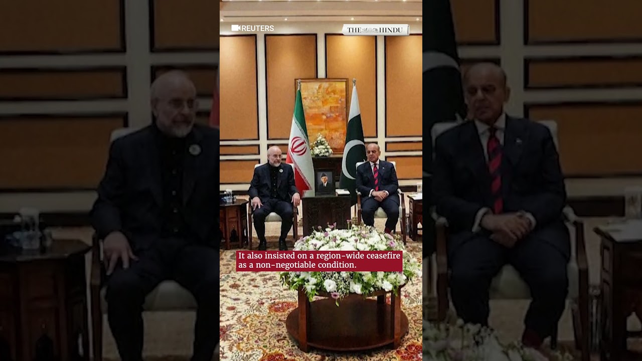 Iranian delegation meets Pakistan's Sharif ahead of peace talks in Islamabad