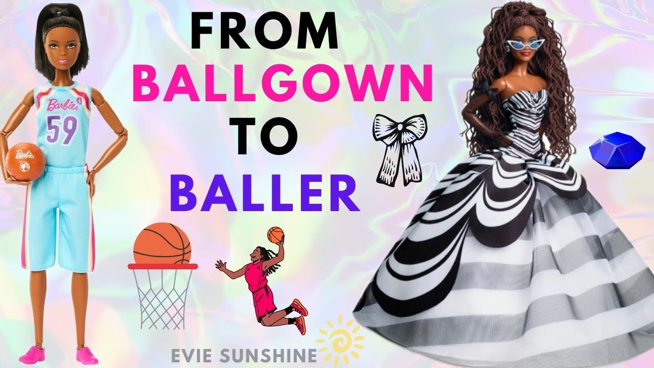 Made To Move Barbie Basketball Player & Anniversary Barbie Body Swap