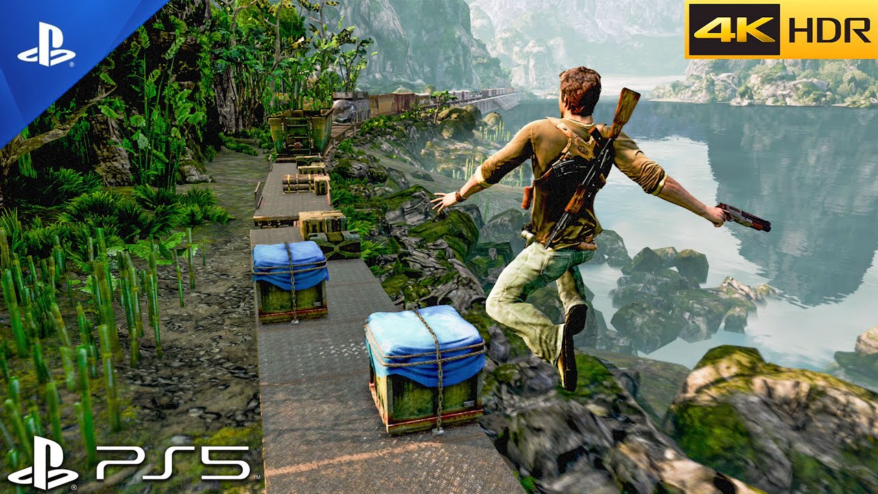 (PS5) UNCHARTED 2 INSANE Train Fight Scene | High Graphics Gameplay [4K 60FPS HDR]