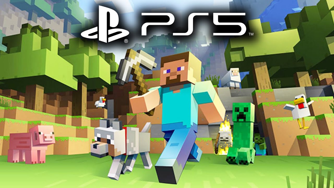 Геймплей MINECRAFT PS5