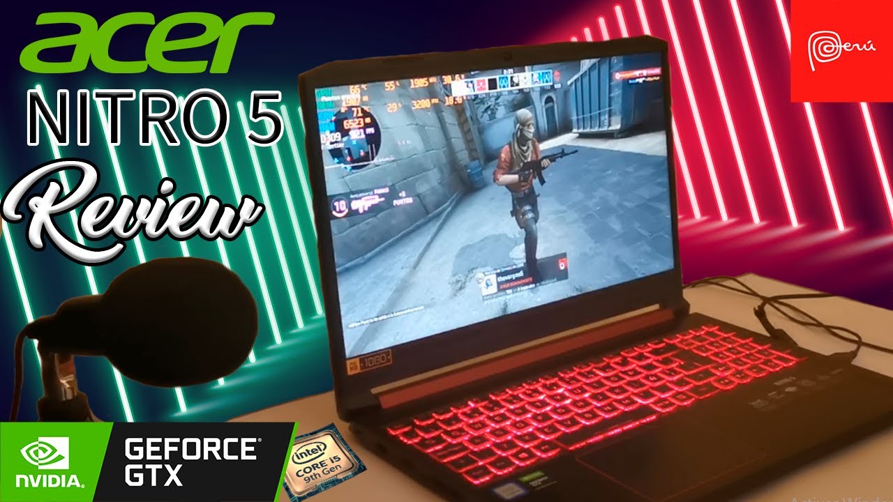 ✅ACER NITRO 5 Review-La mejor laptop GAMER ECONOMICA? GTX 1650 Review completa 2021-Temp, autonomía