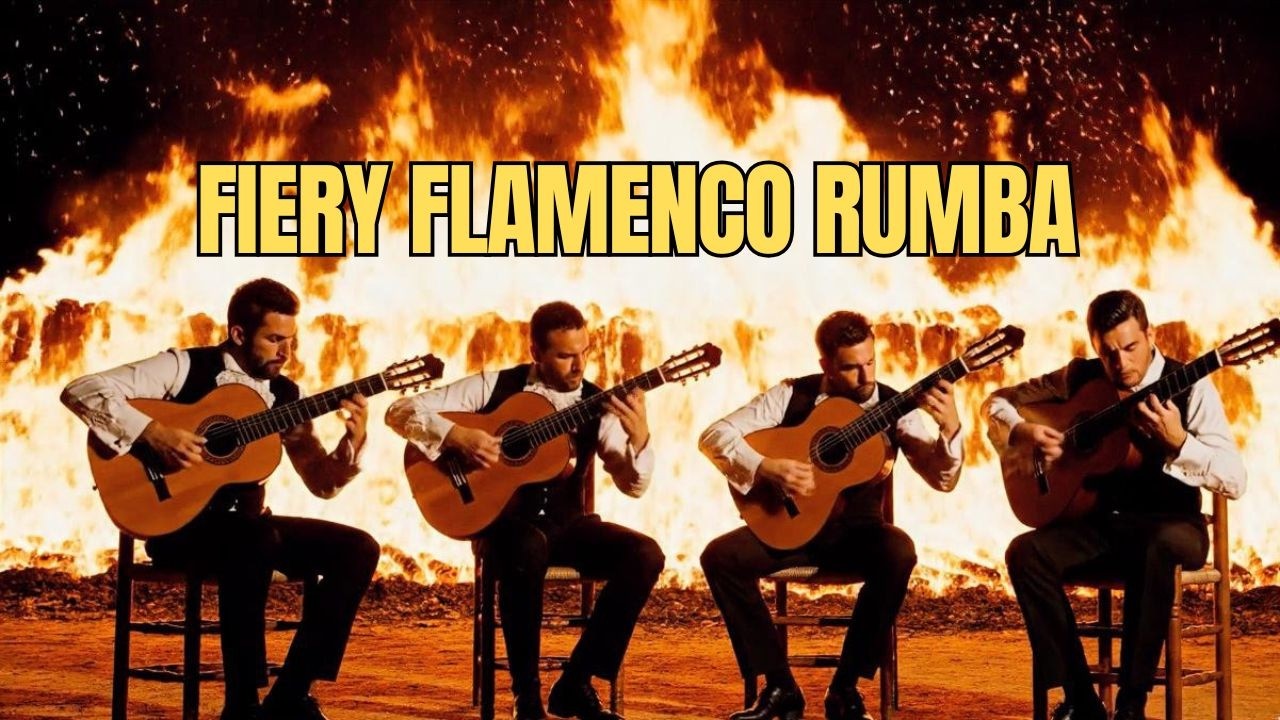 Dance With the Gypsy Moon | Fiery FLamenco Rumba | Flamenco Rumba Vibes