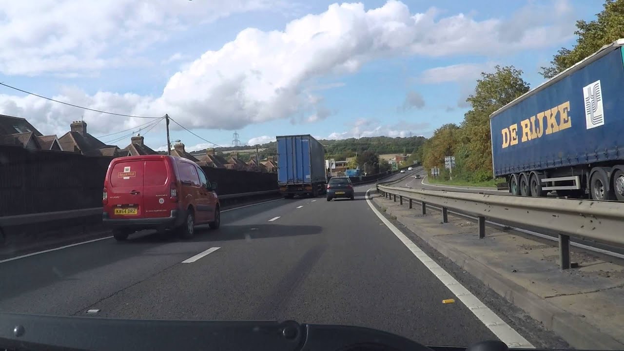 UK Motorways - A34 - Oxford bypass south to north
