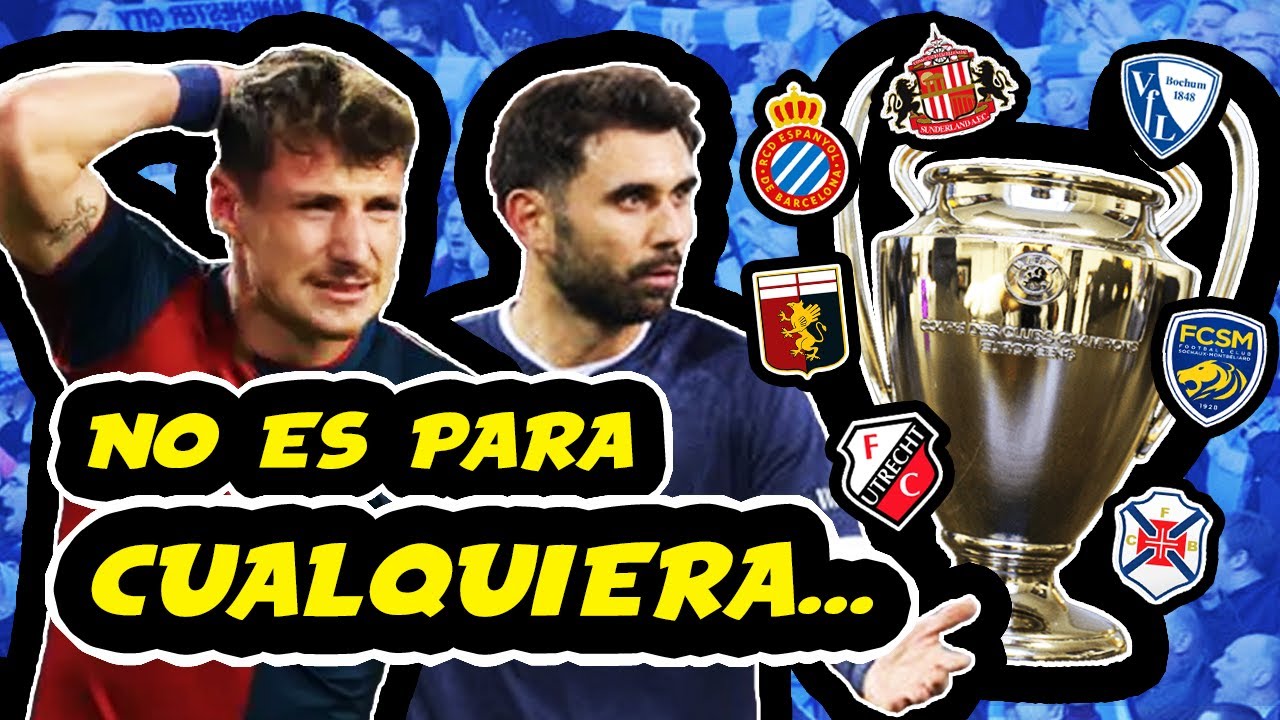 EL MEJOR CLUB que NUNCA JUGÓ la Champions League por país (de las 7 mejores ligas)
