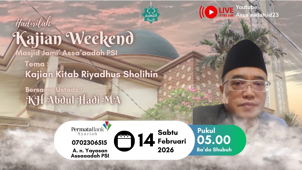 Live Kajian Shubuh Sabtu Pagi