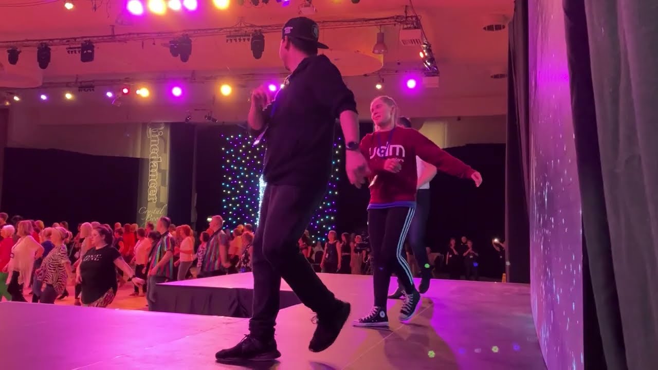 The Sphinx Line Dance - Simon Ward, Roy Hadisubroto & Fiona Murray at CBA4LDF 2023