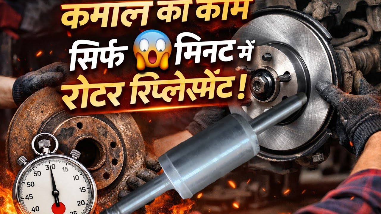 “कमाल का काम 😱 सिर्फ 30 मिनट में रोटर रिप्लेसमेंट!”#machinerychannel #viralvideo 