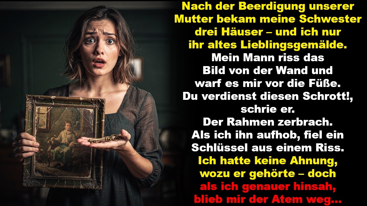 Diana erbte ein Gemälde – als ihr Mann es zu Boden warf, verschlug ihr der Anblick die Sprache …
