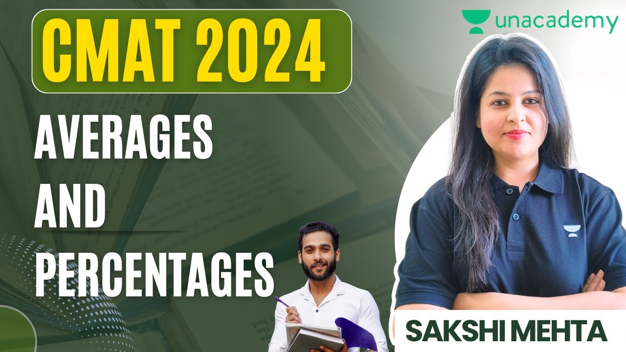 CMAT 2024 | Averages and Percentages | Sakshi Mehta #cmat2024