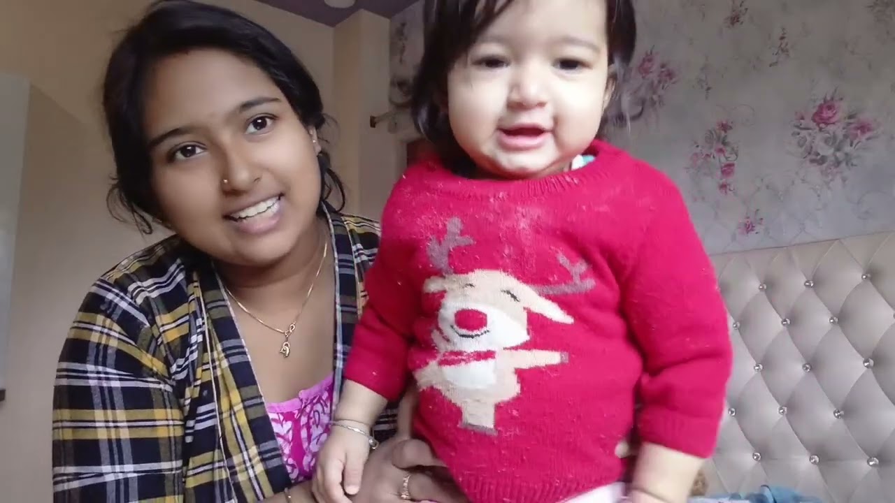 Vlog -1  সকাল থেকে আজকে কি করলাম ??? শুধু দুষ্টুমি আমার মায়েদের 🥰😍 #cutebabies #twinsisters 