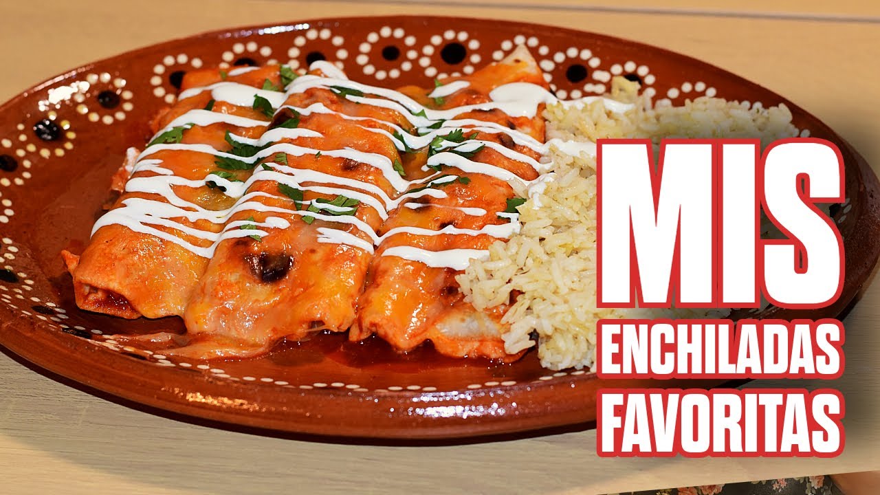How to Make Chicken Enchiladas with Homemade Red Sauce & Tortillas