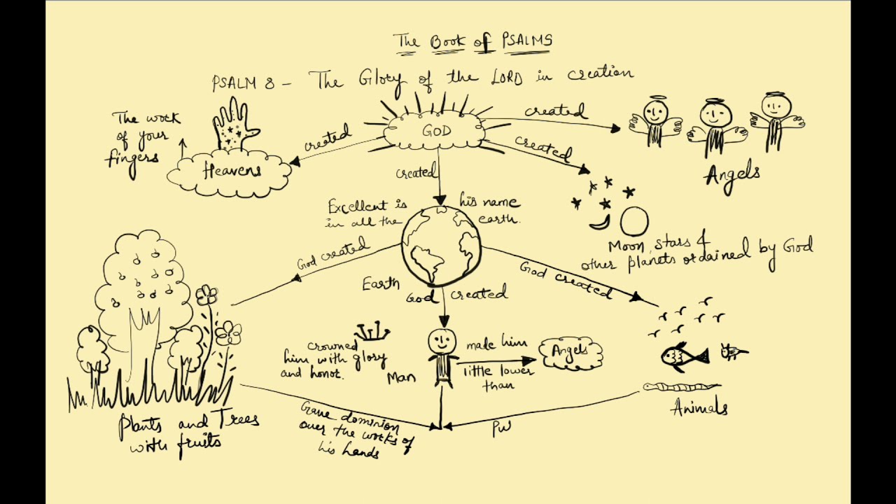Doodle Bible - The Book Of Psalms - Chapter 8